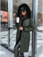 Dámska zimná bunda parka LUSTER green FashionStreet TY3955 Dámska zimná bunda parka LUSTER green FashionStreet TY3955