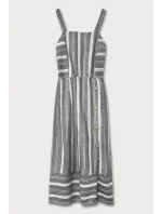 Šedé bavlnené šaty (345ART)