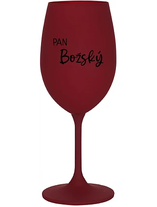 Pán Boh - burgundský pohár na víno 350 ml