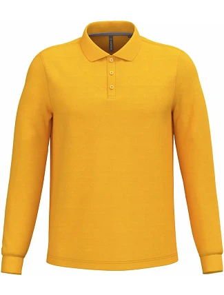 Kariban K 243 Pánske polo tričko s dlhým rukávom z piké 20.K243 yellow Kariban K 243 Pánske polo tričko s dlhým rukávom z piké 20.K243 yellow