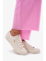Dámske plátenné tenisky Big Star - béžové