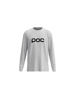 Tričko POC L/S Tee, biele