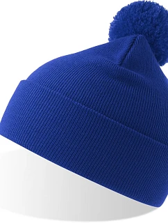 Atlantis Headwear Wind-S Pompom Pletená čiapka s bambulou 33.0294 royal