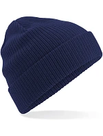 Beechfield B 50N Pletená čiapka z bio bavlny 53.0050 oxford navy
