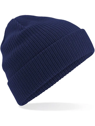 Beechfield B 50N Pletená čiapka z bio bavlny 53.0050 oxford navy