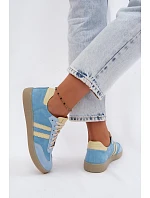 Zazoo N1068 Dámske semišové nízke tenisky Blue
