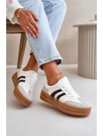 Dámske tenisky na platforme White and Grey Nesonice