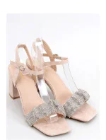 Dámske sandále na podpätku model AN001 - Inello Dámske sandále na podpätku model AN001 - Inello