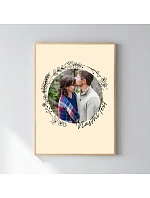 Personalizovaný magický fotob obraz v ráme – 50x70 – kvetinový rám Personalizovaný magický fotob obraz v ráme – 50x70 – kvetinový rám