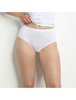 Dámske bavlnené nohavičky 2 ks DIM COTTON BIO MIDISLIP 2x - DIM - biela Dámske bavlnené nohavičky 2 ks DIM COTTON BIO MIDISLIP 2x - DIM - biela