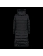 Dámsky zimný dlhý kabát CMP zateplená bunda s kapucňou Black (34K0046F/U901)