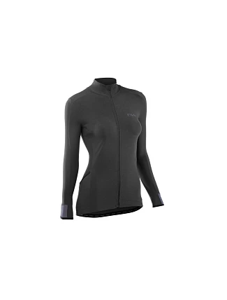 Cyklistická mikina NORTHWAVE Fahrenheit Wmn Jersey Ls čierna