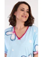 Dámska nočná košeľa s krátkym rukávom Veronika