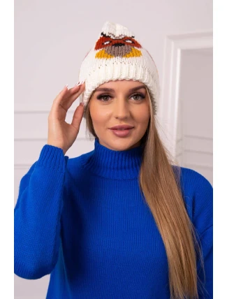 Dámska čiapka Ofelia K349 ecru
