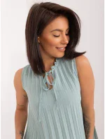 Blúzka D50121F11207A pistáciová