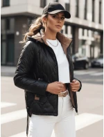 Dámska prešívaná bunda MAXWELL black FashionStreet TY4111