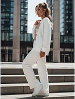 FEMMES dámska mikina biela FashionStreet BY1281 FEMMES dámska mikina biela FashionStreet BY1281