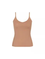 Dámsky top ZERO Feel 2.0 Špagetový top - BROWN - hnedý 00CM - SLOGGI