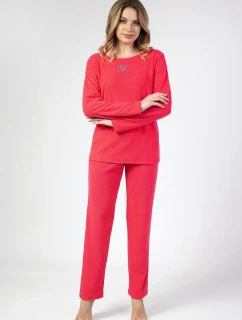 Dámske froté pyžamo Regina 677 long/r 2XL-3XL