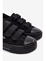 Detské tenisky na suchý zips Big Star TT374172 Black Detské tenisky na suchý zips Big Star TT374172 Black