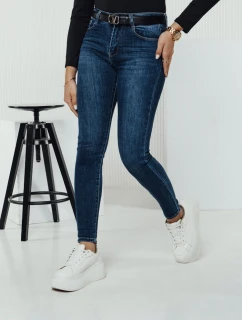 Dámske džínsové nohavice DIVETTI navy blue FashionStreet UY2330