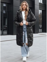 Dámska zimná bunda oversize čierna FashionStreet TY5502