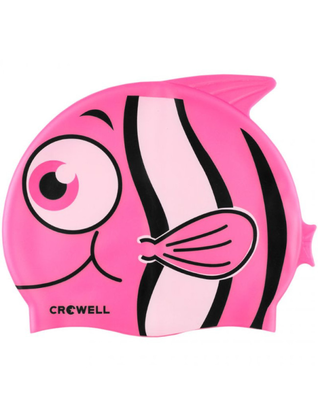 Silikónová plavecká čiapka Crowell Nemo-Jr-roz
