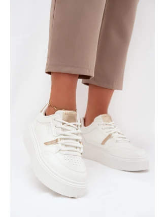 Damskie Sneakersy Na Platformie Big Star SS274359 Białe