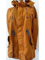 Pánska zimná bunda Z-6682 horčicová - Rosso