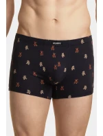 Pánské boxerky ATLANTIC 2Pack - tmavě modrá/modrá