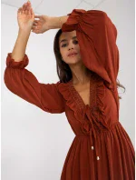 Šaty TW SK BI 0761 1.73P tmavo oranžová