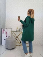 Zateplená bunda s kapucňou 69413 tmavozelená - Kesi