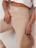 Dámske tepláky MORSI beige FashionStreet UY2039