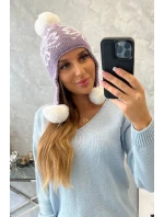 Dámske uši Balbina K381 svetlo fialová