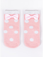 Yoclub Bavlnené detské dievčenské froté ponožky proti pošmyknutiu ABS vzory Farby 6-pack SK-29/SIL/6PAK/GIR/001 Viacfarebné