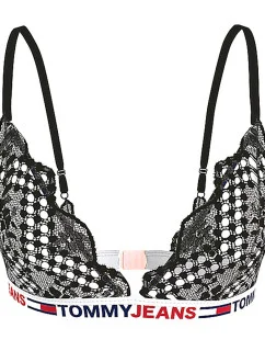 Dámska čipkovaná podprsenka Undersized Jeans UW0UW03829-BDS - Tommy Hilfiger
