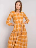 Dámske šaty 508074.39P tmavo žltá - Lakerta