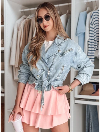 FALBELA mini sukňa s volánmi ružová FashionStreet CY0492