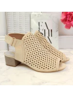 Dámske sandále na mieru béžové Sabatina