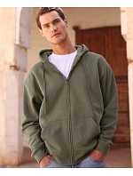 Fruit of the Loom Iconic Premium Hooded Sweat Jacket Mikina s kapucňou z hrubej bavlny 16.2286 čierna Fruit of the Loom Iconic Premium Hooded Sweat Jacket Mikina s kapucňou z hrubej bavlny 16.2286 čierna