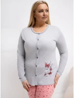 DU PI FP 509.99P sivé pyžamo