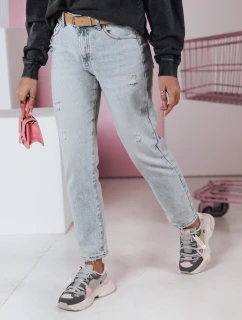 Dámske rovné džínsové nohavice s opaskom BLUEDEN FashionStreet UY2359