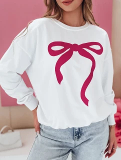 Dámska oversize mikina SOFTTIE biela FashionStreet BY1359