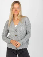 Dámsky sveter LC SW 8022 sivý