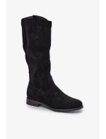 Dámske čižmy HY51-860 / 208810 Black - S.Barski