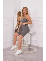 Športový set top + legíny čierny Športový set top + legíny čierny