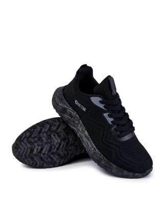 Lekkie Męskie Buty Sportowe Big Star KK174018 Czarne