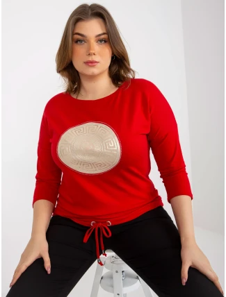 Dámska blúzka RV BZ 8454.20P červená - FPrice