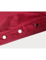 Dámska parka s kožušinou červená (5M3180-270)