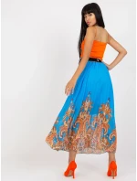 DHJ sukňa SD 10620B.43 modrá